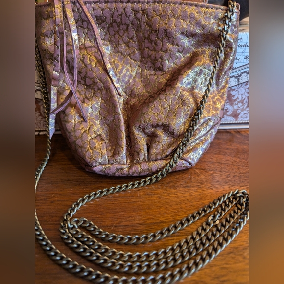 Chi Leather and Chain strap mini crossbody NWOT - Picture 9 of 9